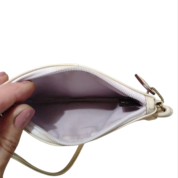 Coach Pink and Silver Clutch Wristlet - Picture 6 of 12